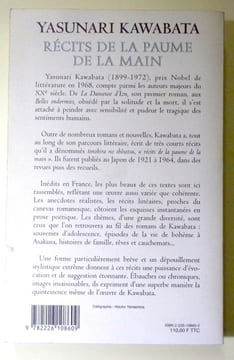 Récits de la paume de la main. . Kawabata Yasunari: