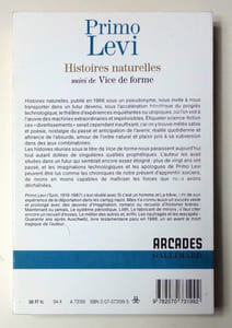 Histoires naturelles. Suivi de Vice de forme.