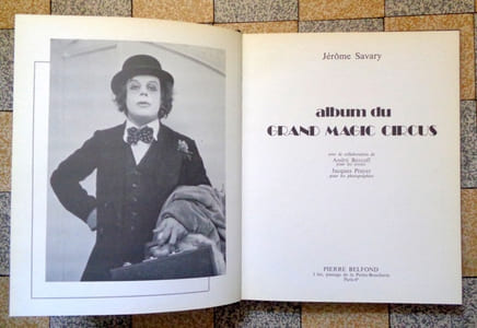 Le grand magic circus et ses animaux tristes. Album de famille.