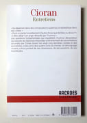 Entretiens.  par Cioran:  - Image 2