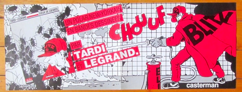 Affiche pour Tueur de cafards. . Tardi: 