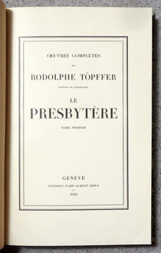 Le Presbytère I & II. . Töpffer Rodolphe: