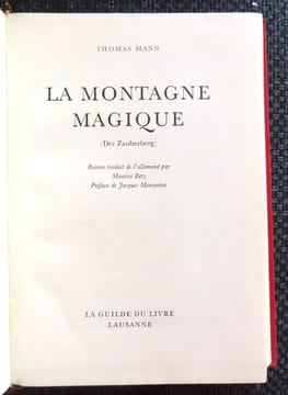 La montagne magique. . Mann Thomas: