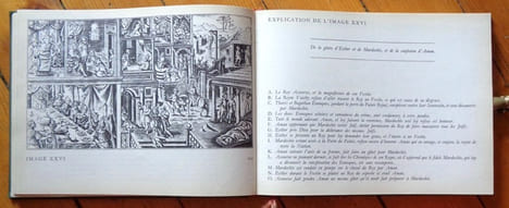 La Bible en 503 scènes gravées, 68 pointes sèches du XVIIe siècle. Dédiée à la Reyne Mère. Légendes et commentaires par le R. Père Antoine Girard, ...