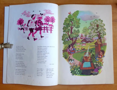 Rondin Picotin. Poésies enfantines illustrées. Recueil dédié aux enfants et à tous ceux qui les aiment par la Fabrique de produits alimentaires Maggi, Kempttal.
