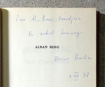 Alban Berg.