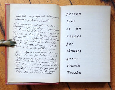 Les lettres du Saint curé d'Ars [suivi de] La vie du Curé d'Ars. 