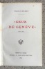« Ceux de Genève » 1601-1602. . Du Bois-Melly Charles: 