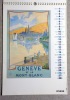 Genève par l’affiche 1890-1934 - Calendrier 1995. . Collectif - Elzingre, Edouard-Louis Baud, Edmond Viollier, E. Jeanmaire, Raoul Rochette, Hippolyte ...