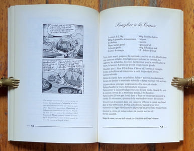 La bande dessinée se met à table.