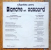 Chantez avec Blanche et Gaspard. . Pichon Bernard, Fervant Thierry (musique): 