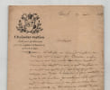 Louis Isidore CHOISELAT - Lettre autographe sign&eacute;e &agrave; GU&Eacute;RANGER - Le Mans - 1836. Louis Isidore Choiselat