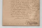 Louis Isidore CHOISELAT - Lettre autographe sign&eacute;e &agrave; GU&Eacute;RANGER - Le Mans - 1836. Louis Isidore Choiselat