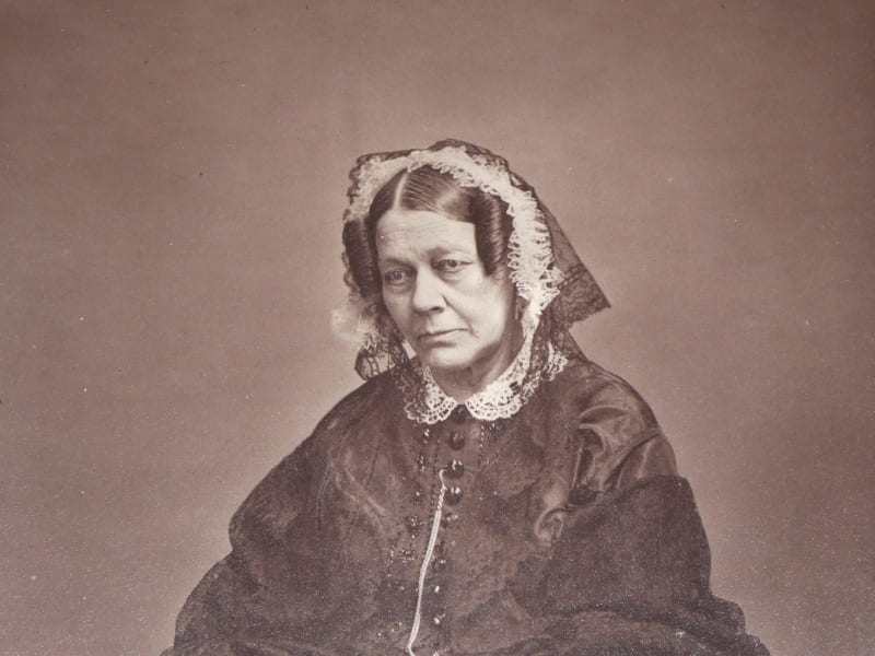 Portrait Mme de S&eacute;gur par Caret - Photoglyptie + Texte. Comtesse de S&eacute;gur (n&eacute;e Rostopchine)
