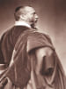 Portrait Alphonse Karr par Adam Salomon - Photoglyptie + Texte. Adam Salomon