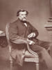 Portrait Ambroise Thomas par Adam-Salomon - Photoglyptie + Texte. Adam-Salomon