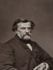 Portrait Ambroise Thomas par Adam-Salomon - Photoglyptie + Texte. Adam-Salomon
