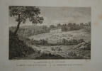 Constant Bourgeois - 2 Gravures - St-Cucufat, bergerie et maison du p&acirc;tre - XIXe. Constant Bourgeois