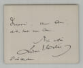 Ludovic Hal&eacute;vy - Lettre et carte autographes sign&eacute;es - &Agrave; un ami - Non dat&eacute;es. Ludovic Hal&eacute;vy