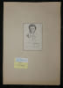 E.T.A. Hoffmann - Portrait grav&eacute; d'apr&egrave;s son propre dessin - XIXe si&egrave;cle. E.T.A. Hoffmann