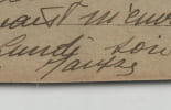 Maryse Basti&eacute; - Carte postale autographe sign&eacute;e &agrave; Guy Bart - Limoges. Maryse Basti&eacute;