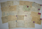 Lot de 24 cartes postales autographes &agrave; Maryse Basti&eacute; et Guy Bart - 1935-1936. Maryse Basti&eacute; ; Guy Bart