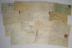Lot de 17 cartes postales autographes &agrave; Maryse Basti&eacute; et Guy Bart - Aviation. Maryse Basti&eacute; ; Guy Bart