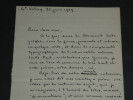 Th&eacute;o Varlet - Po&egrave;te - LETTRE AUTOGRAPHE SIGN&Eacute;E - FOCH - 1929 - 3pages. Th&eacute;o VARLET