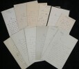Ludovic Hal&eacute;vy - Lot de 12 lettres autographes sign&eacute;es - 1858/1902. Ludovic HAL&Eacute;VY