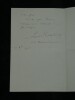 Ludovic Hal&eacute;vy - Lot de 12 lettres autographes sign&eacute;es - 1858/1902. Ludovic HAL&Eacute;VY