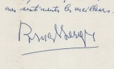 P&egrave;re Raymond L&eacute;opold Bruckberger - Lettre autographe sign&eacute;e &agrave; Maulnier - 1972. Raymond L&eacute;opold BRUCKBERGER