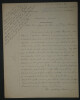 Andr&eacute; Chaumeix - Manuscrit autographe &agrave; J. Jacques ROUSSEAU avec Corpus. Andr&eacute; CHAUMEIX