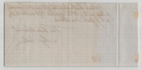Auguste Lalance - Fragment de lettre autographe sign&eacute;. Auguste LALANCE
