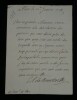 Louis-Alexandre de Bourbon fils ain&eacute; de Louis XIV - Lettre sign&eacute;e - 1718. Louis-Alexandre de Bourbon