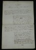 M&eacute;lanie Waldor Long po&egrave;me autographe sign&eacute; "Le retour, Hommage &agrave; l'Imp&eacute;ratrice". M&eacute;lanie WALDOR
