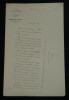 Champfleury - Lettre autographe sign&eacute;e "&Eacute;conomies forc&eacute;es" - 1884 Paris. Champfleury