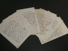 Eug&egrave;ne LABICHE Belle correspondance de 7 LAS &agrave; H. LEROUX "Le bras D'Ernest" 1856. Eug&egrave;ne LABICHE