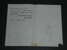 Eug&egrave;ne LABICHE Belle correspondance de 7 LAS &agrave; H. LEROUX "Le bras D'Ernest" 1856. Eug&egrave;ne LABICHE