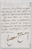 Robert de Rothschild - Lettre autographe sign&eacute;e Monument au Mar&eacute;chal Joffre 1936. Robert de ROTHSCHILD