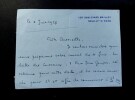 DE CHAMBURE Genevi&egrave;ve - LETTRE AUTOGRAPHE SIGN&Eacute;E &Agrave; SON AMIE Antoinette BUCQUET. Genevi&egrave;ve de CHAMBURE