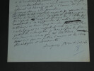 Jacques AUDIBERTI - MANUSCRIT AUTOGRAPHE SIGN&Eacute; "L'exploit spatial". Jacques AUDIBERTI