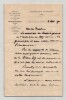 Paul Georges Louis Berger - Lettre autographe sign&eacute;e &agrave; Mr Risler - 1890. Paul Georges Louis BERGER
