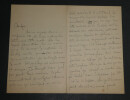 Paul ADAM LETTRE AUTOGRAPHE SIGN&Eacute;E "La prostitution, le vol & le meurtre" 6pages. Paul ADAM