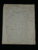 Ferdinand BAC - MANUSCRITS AUTOGRAPHES SIGN&Eacute;S - Bayonne - 21 pages - 1914. Ferdinand BAC