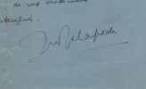 Jean Delaporte - Lettre autographe sign&eacute;e &agrave; Maulnier CONNAISSANCE DE PEGUY 1944. Jean DELAPORTE