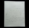 Louis Charles Philippe D'ORLEANS - LETTRE AUTOGRAPHE SIGN&Eacute;E, 1874. Louis Charles Philippe d'ORLEANS