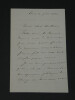 Achille Fould - Lettre autographe sign&eacute;e "Gouvernement de Juillet" - 1862 4pages. Achille FOULD