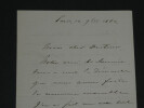 Achille Fould - Lettre autographe sign&eacute;e "Gouvernement de Juillet" - 1862 4pages. Achille FOULD