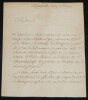 Jean-Jacques-R&eacute;gis de Cambac&eacute;r&egrave;s Lettre sign&eacute;e Les &eacute;lecteurs Canton du [..] 1790. Jean-Jacques-R&eacute;gis de Cambac&eacute;r&egrave;s