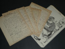 TROUMELIN - MANUSCRIT AUTOGRAPHE " LEUR MAR&Eacute;CHAL" JOFFRE - GUERRE 14/18 5 pages. TROUMELIN